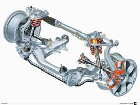 Axle / Wheel suspension Audi A6 C6 4F 