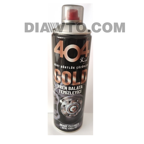 30 броя кашон НОВО Brake cleaner ОБЕЗМАСЛИТЕЛ ЧИСТИТЕЛ ЗА СПИРАЧКИ 404 Gold 500ml 